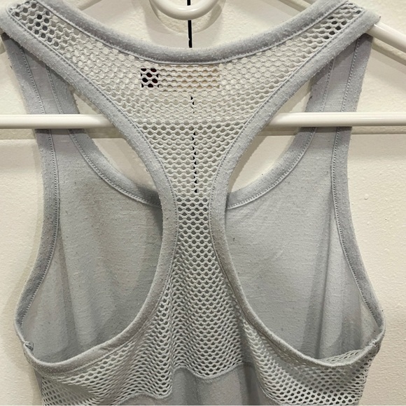 SO Blue Racerback Mesh Tank Top - Picture 3 of 9